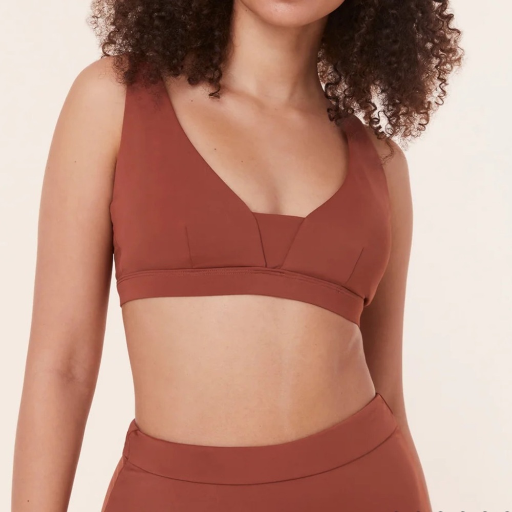 Andie Bikini Set Tahiti Top Wide Band High Waisted‎ Bottom Sequoia Sz M NWT/NWOT